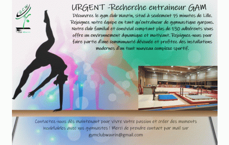 URGENT - Recherche entraineur GAM
